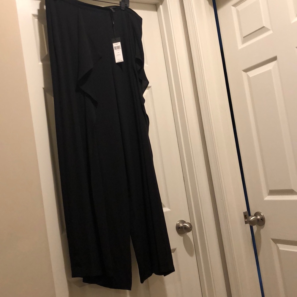 Wide split leg pants